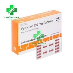 Ferricure 150mg Capsule - Điều trị thiếu sắt, thiếu máu của Bỉ